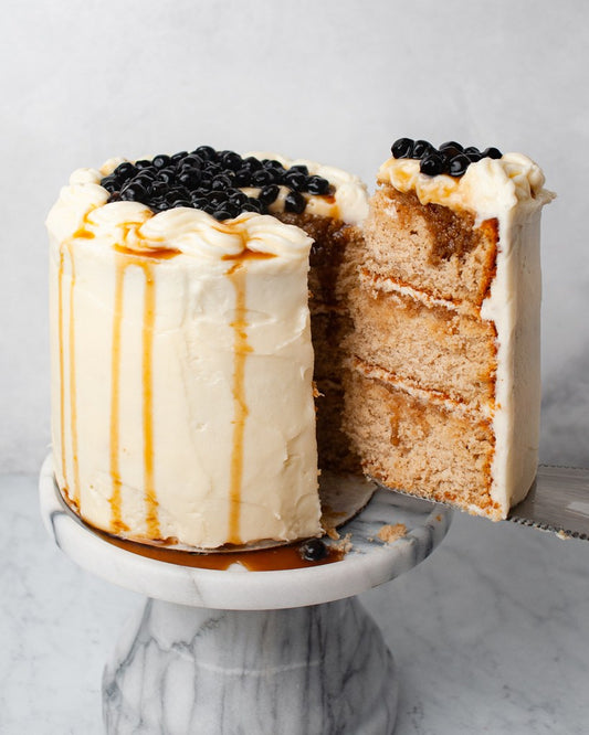 Fashion Pairing with Rice Cake Milk Coffee Series Bodhi Bead Bracelet