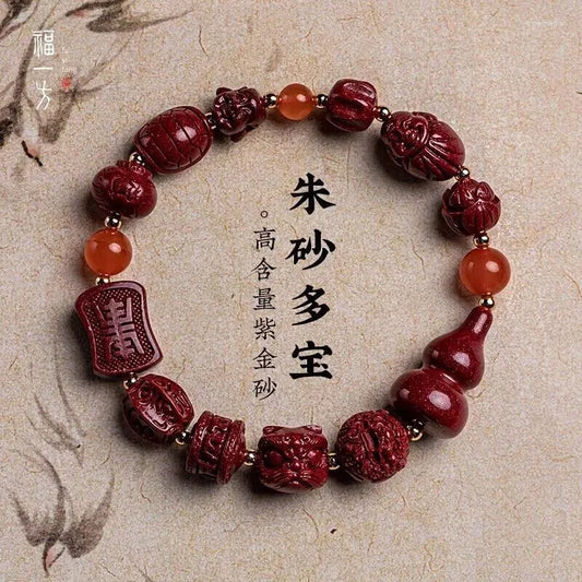 Finding Calm with Buddha Stones Cinnabar Bracelets