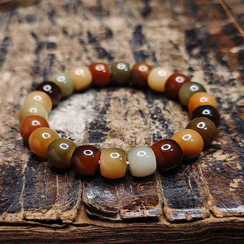 Hamburger Shaped Multi Treasure Bodhi Bracelet: A Fusion of Tradition and Modernity