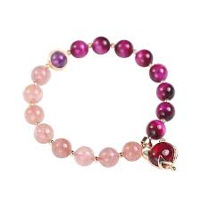 Natural Amethyst Bracelet Female Strawberry Crystal Bracelet
