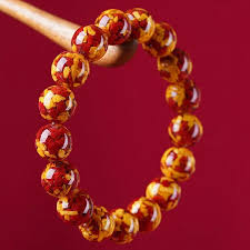 Preserving Heritage with Buddha Stones Cinnabar Rose Blessing Bracelet