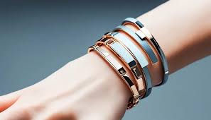 Sun Moon Smart Vibration Bracelets With Figaro Chainblack Silver