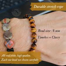 The Healing Power of the Buddha Stones Yellow Tiger Eye Bracelet