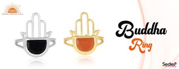 The Meaning Behind Buddha Stones Jade Alloy Flower Ring