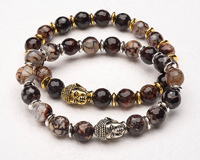 The Spiritual Journey of Buddha Stones Natural Cinnabar Red Agate Bracelets