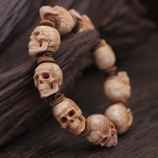 Tibetan Camel Bone Skull Bracelet: A Fashion Trend Story