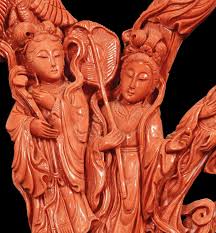 Vintage Ancora Red Style Faux Pearl Necklace