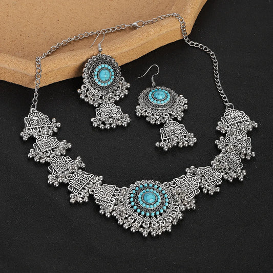 Vintage Turquoise Jewelry Set for Inner Peace