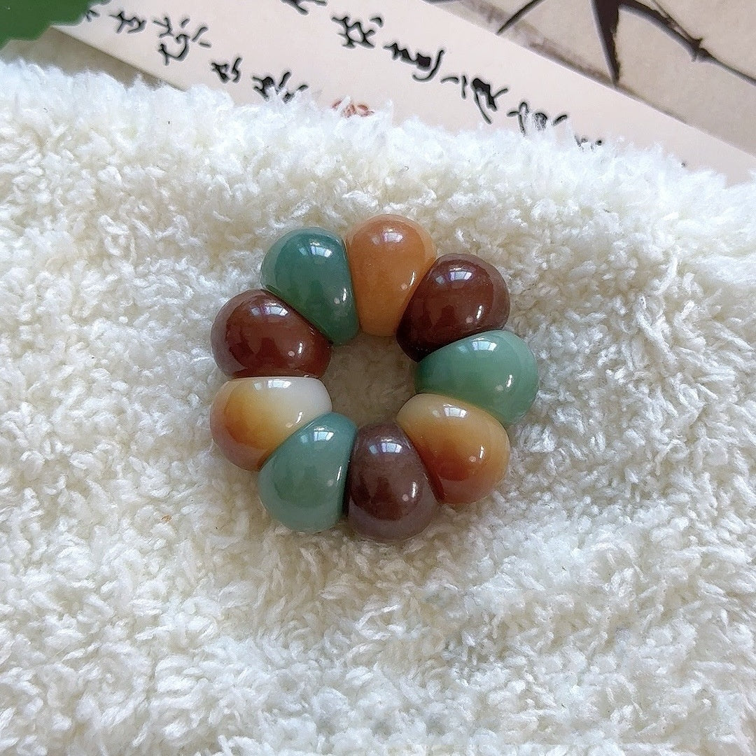 Adorable Mini Garlic Clove and Mangosteen Handheld Charms，Multiple Colors Available - Touch Bling