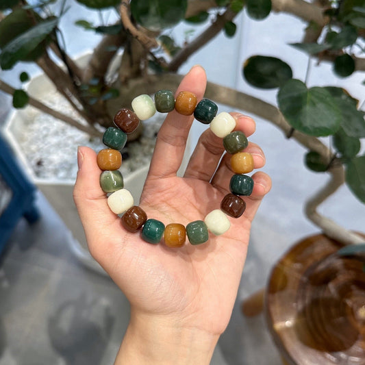 Latest DIY 12mm Bodhi Bead Bracelet（ Multiple Colors Available） - Touch Bling