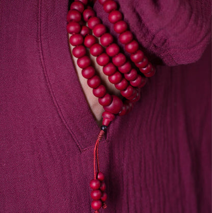 Buddha Stones 108 Mala Beads Natural Abelia Biflora Wood Protection Bracelet