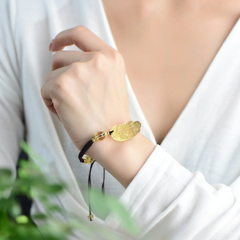 Citrine Wealth Pi Xiu Bracelet – A Symbol of Prosperity and Good Fortune - Touch Bling