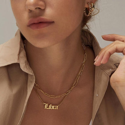 Collar de eslabones de cuerda 