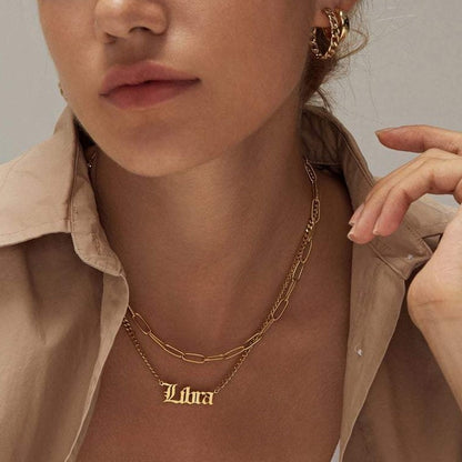 Collar del zodiaco astrológico 