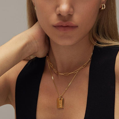 Collar de eslabones de cuerda 
