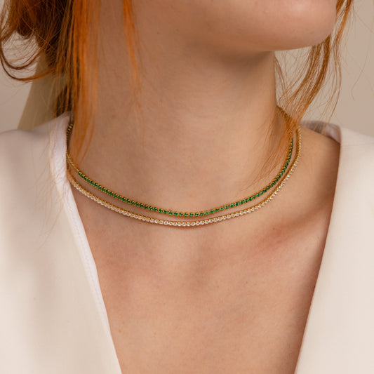 Juego de collar de tenis