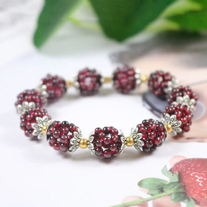 Natural Garnet Healing Bracelet