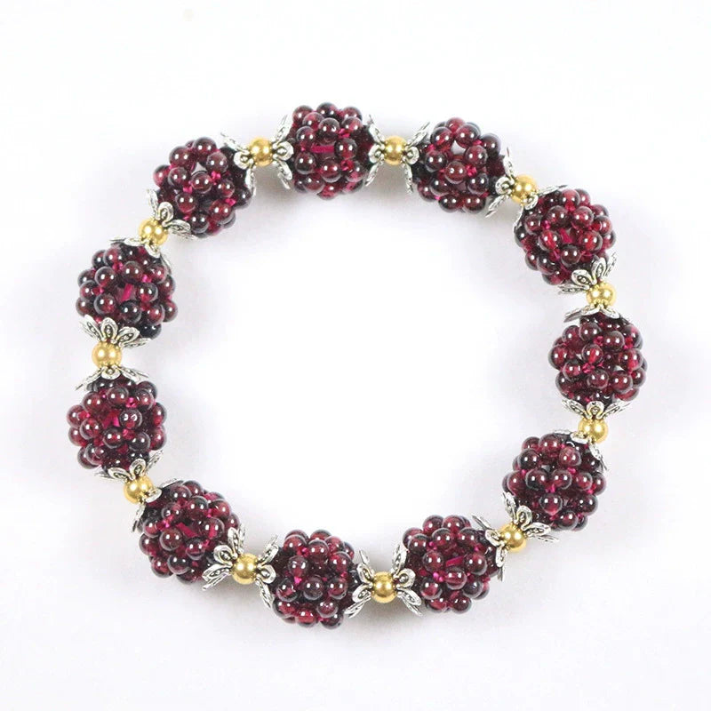 Natural Garnet Healing Bracelet