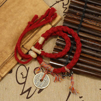 Pulsera hecha a mano con piedras de Buda, montaña, fantasmas, gastar dinero y alejar malos espíritus.