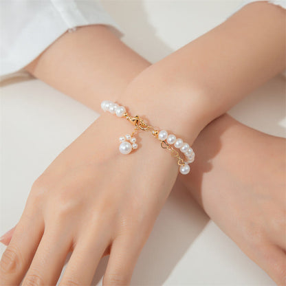 Pulsera de cadena curativa con pata de gato y perlas de Buda