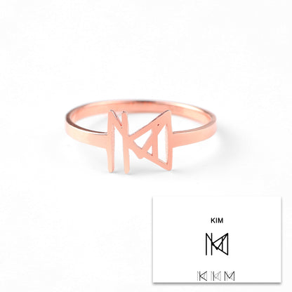Monogramm-Namensring