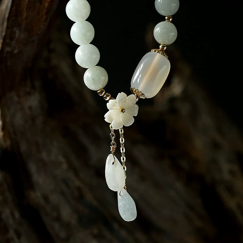 The Serene Blossom Jade Bracelet