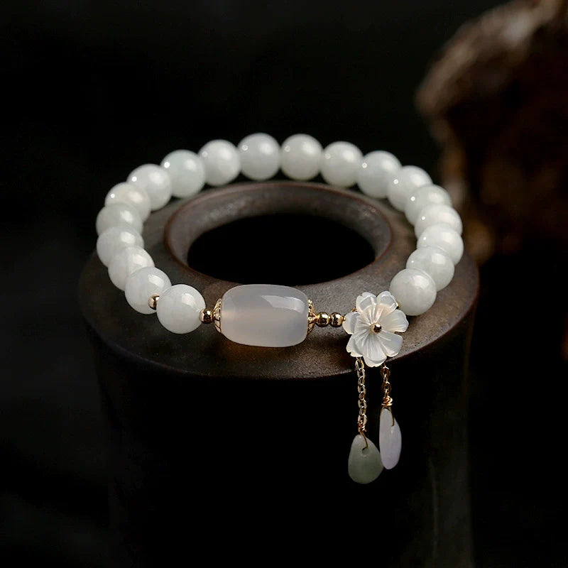 The Serene Blossom Jade Bracelet