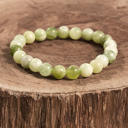 Pulsera de jade de la abundancia con piedras de Buda 
