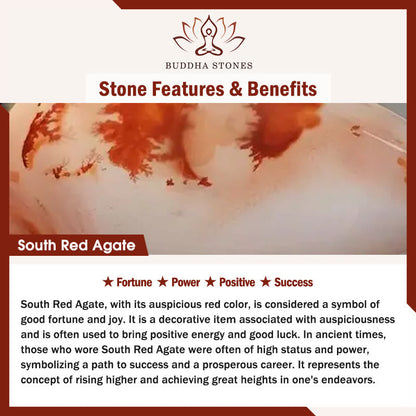 Buddha Stones Südroter Achat Aquamarin Perle Hetian Jade Bambus Blume Glücksarmband 