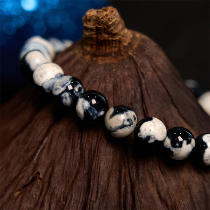 Pulsera protectora de ágata orca con piedra de Buda
