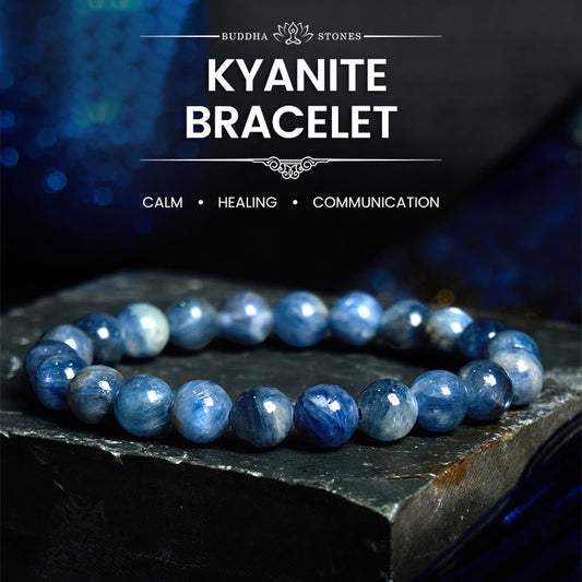 Buddha Stones Kyanit-Heilarmband 