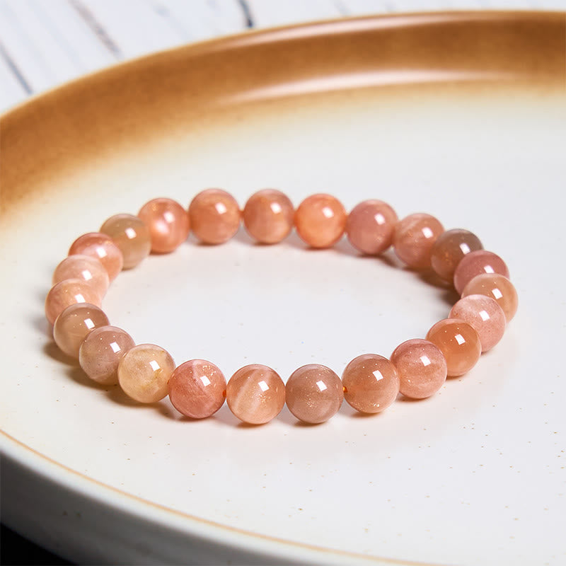 Buddha Stones Sonnenstein Positives Armband 