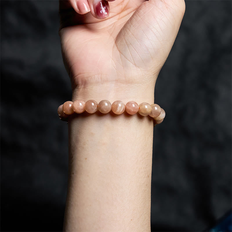 Buddha Stones Sonnenstein Positives Armband 