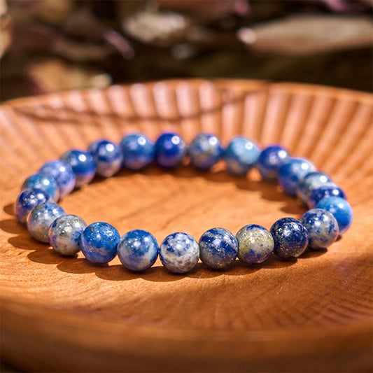 Pulsera de equilibrio positivo de lazurita y piedra de Buda