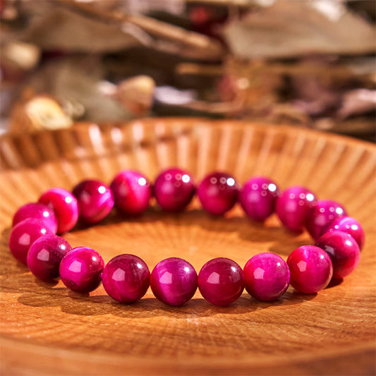 Buddha Stones Rotes Tigerauge Ruhearmband 