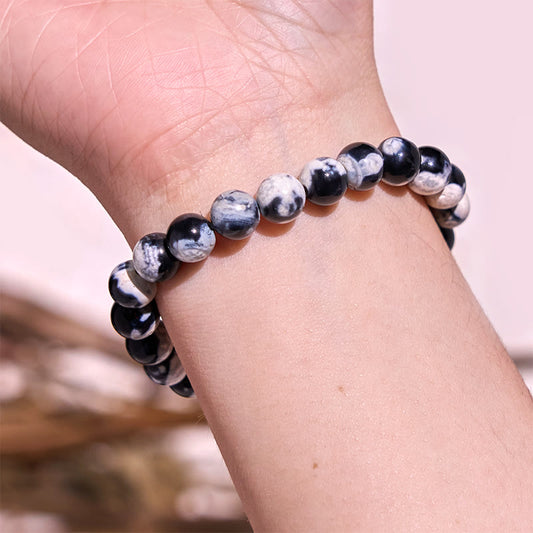 Pulsera protectora de ágata orca con piedra de Buda