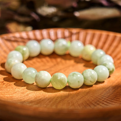 Pulsera de jade de la abundancia con piedras de Buda 