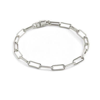 Open Link Paperclip Chain Bracelet