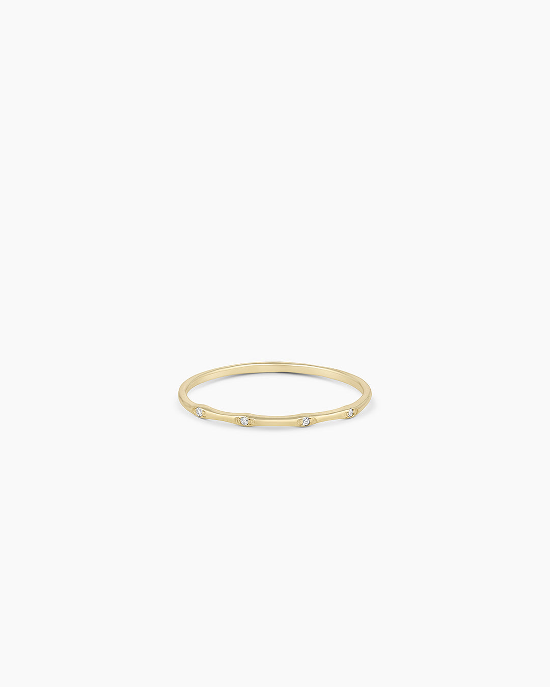 Diamant-Stapelring