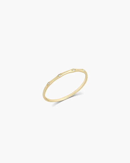 Diamant-Stapelring