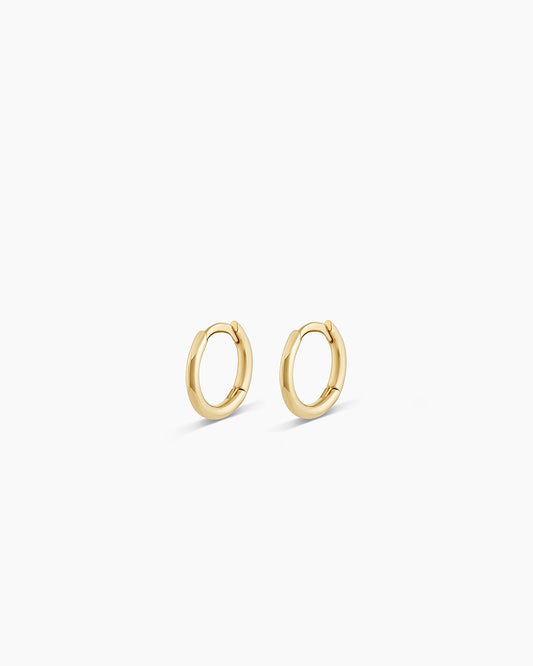14 Karat Gold Klassische Huggies