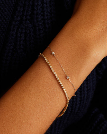 Classic Five Diamond Bracelet