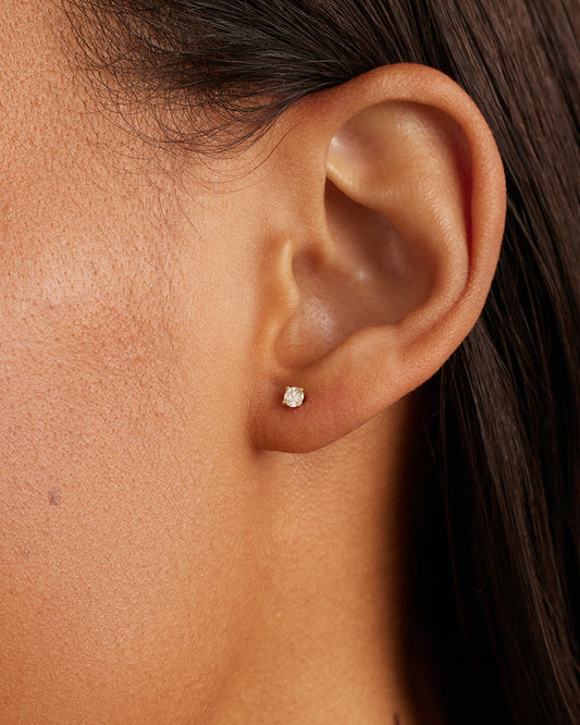 Diamant-Solitär-Ohrstecker
