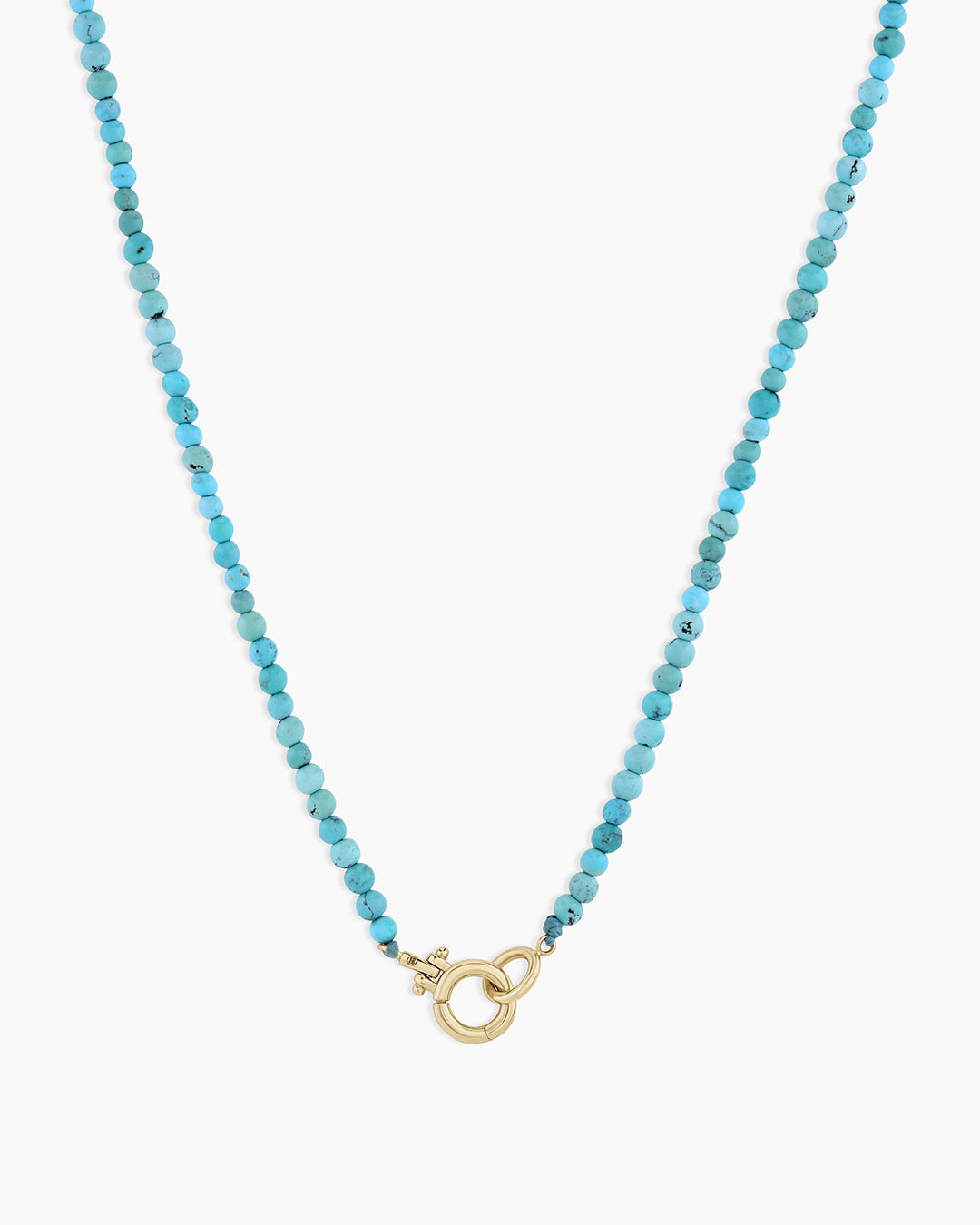 14k Gold Mini Turquoise Necklace
