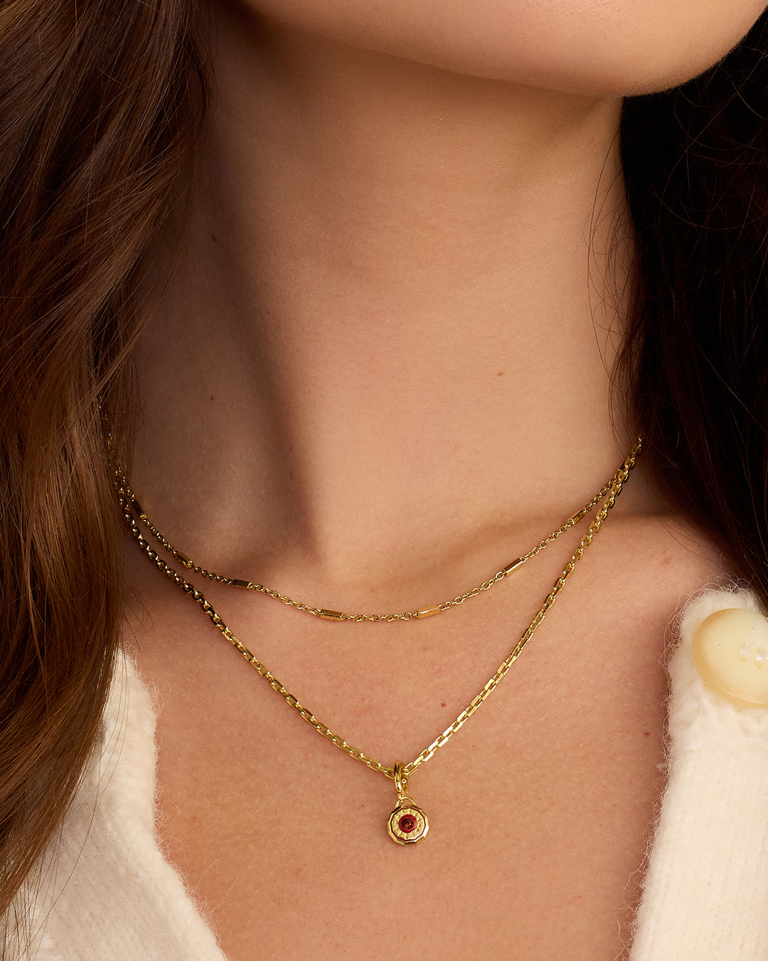 Charm Parker con piedra de nacimiento