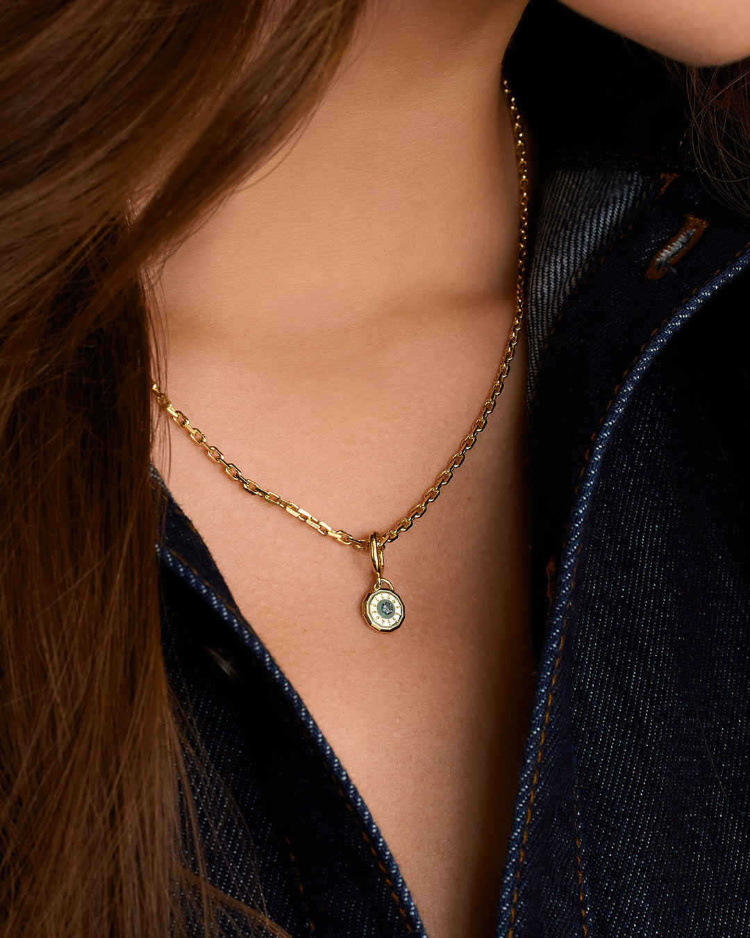 Charm Parker con piedra de nacimiento