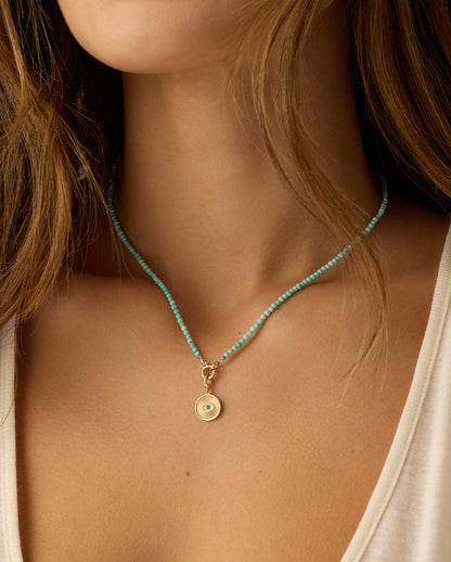 Amuleto de ojo malvado de diamante