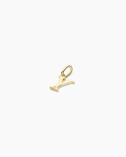 Diamond Vintage Alphabet Charm