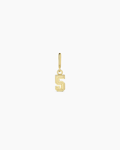 Varsity Numbers Parker Charm