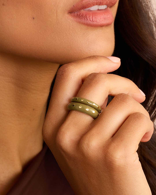 Juego de anillos de salvia Asher